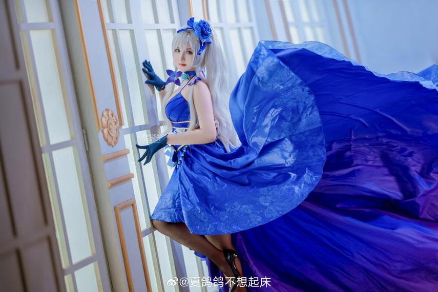 微博夏鸽鸽cos化妆师专属照片，看她变美变可爱 图1