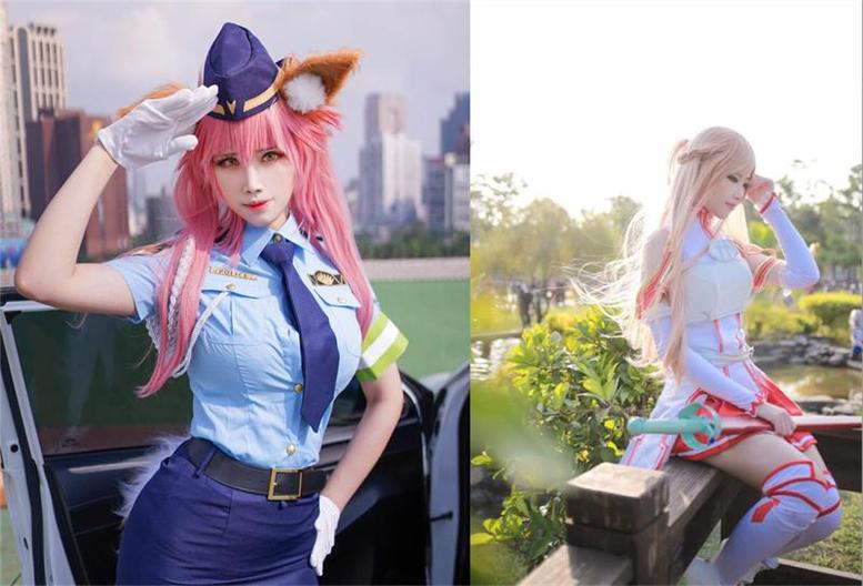 更新优菈cosplay，Kaya萱cos与你分享那抹别样的光彩 图1
