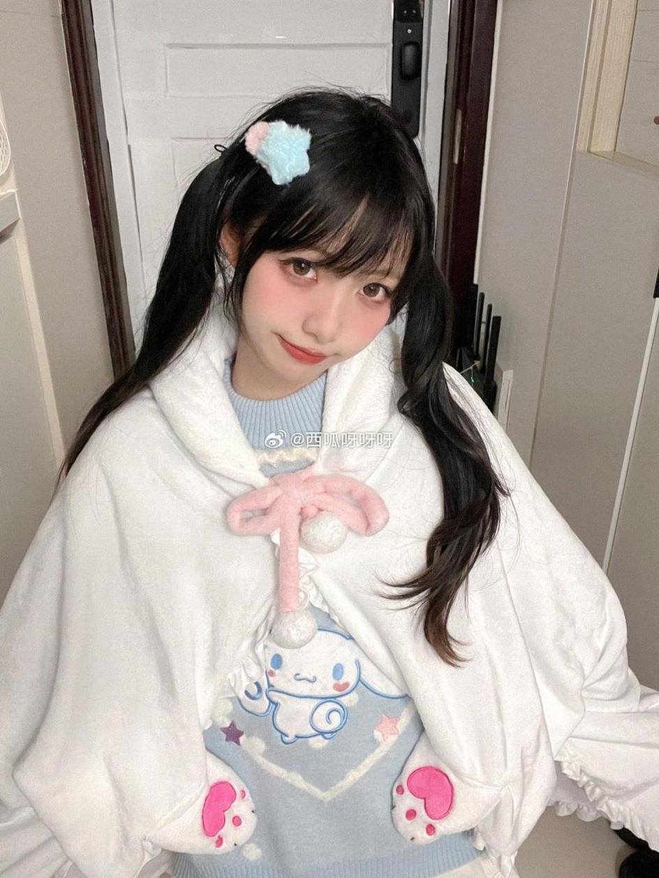 西呱呀呀呀西瓜少女无删照片，表现出真实的自己 图1