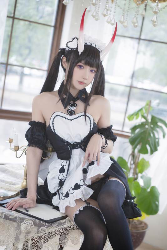 阿包也是兔娘1月舰长图包 能代女仆