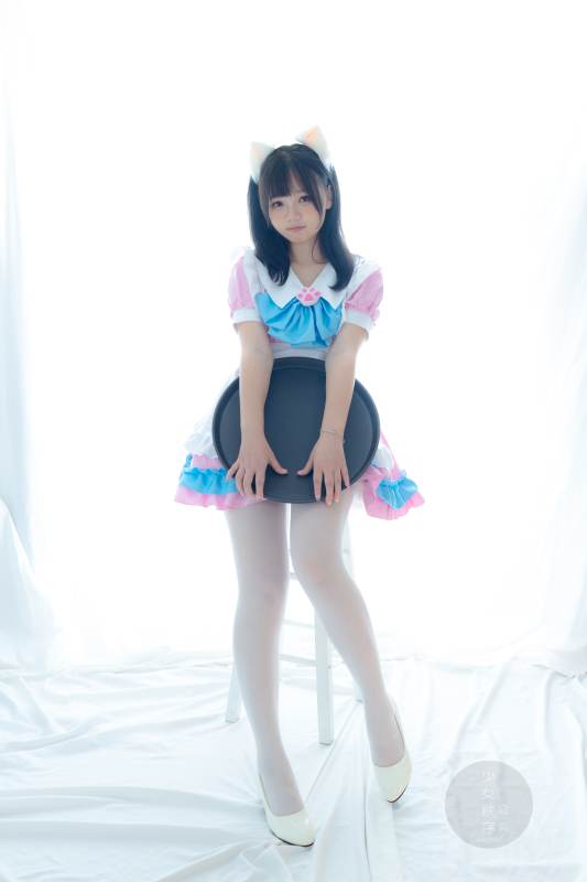 少女秩序gr02L 乐栀 白丝女仆