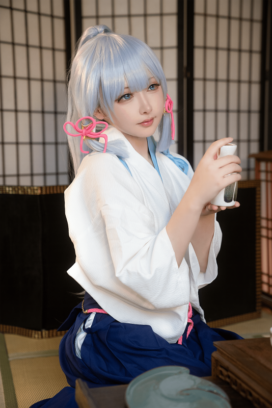 樱梨梨Eriri神里绫华 剑道服