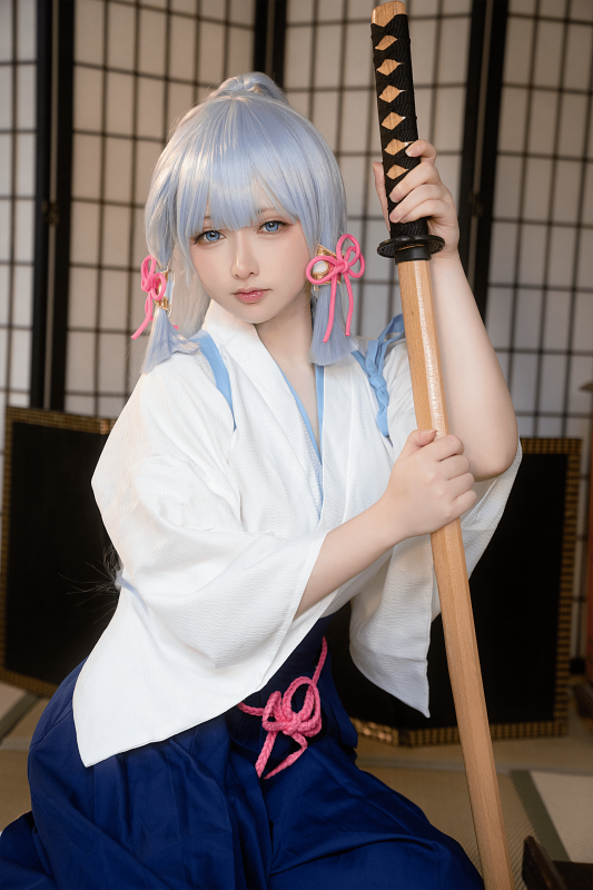 樱梨梨Eriri神里绫华 剑道服